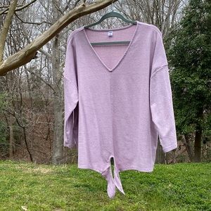 Old Navy shirt with Tie-Front detail